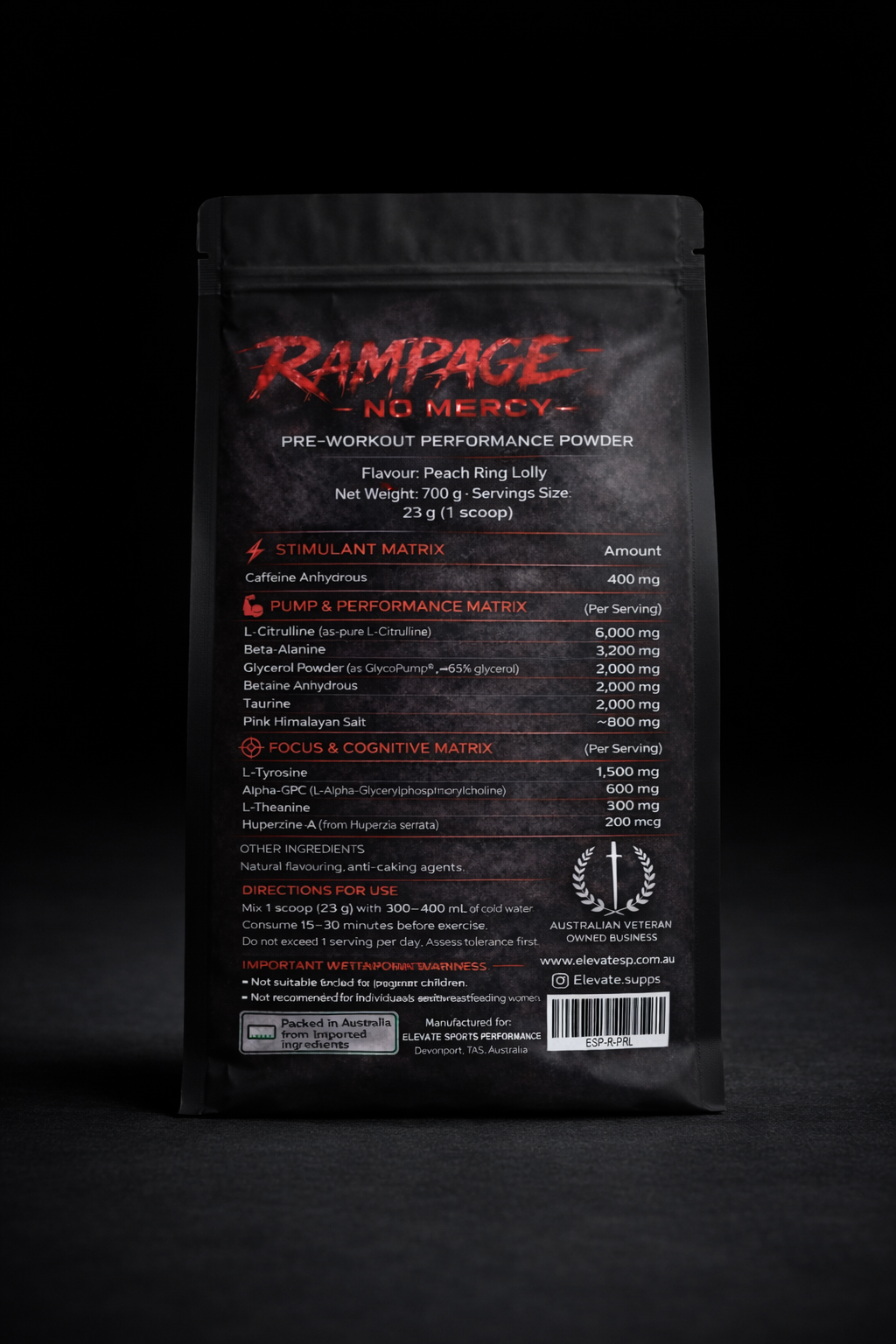 RAMPAGE Pre-Workout